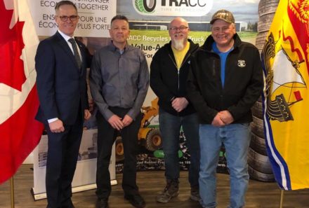 Federal Government Supporting Upgrades at Tire Recycling Atlantic Canada Corporation