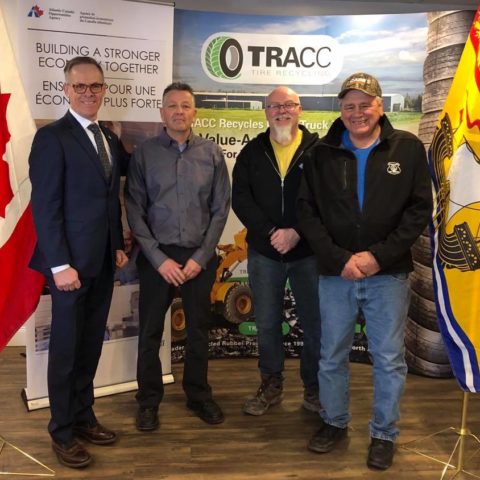 Federal Government Supporting Upgrades at Tire Recycling Atlantic Canada Corporation
